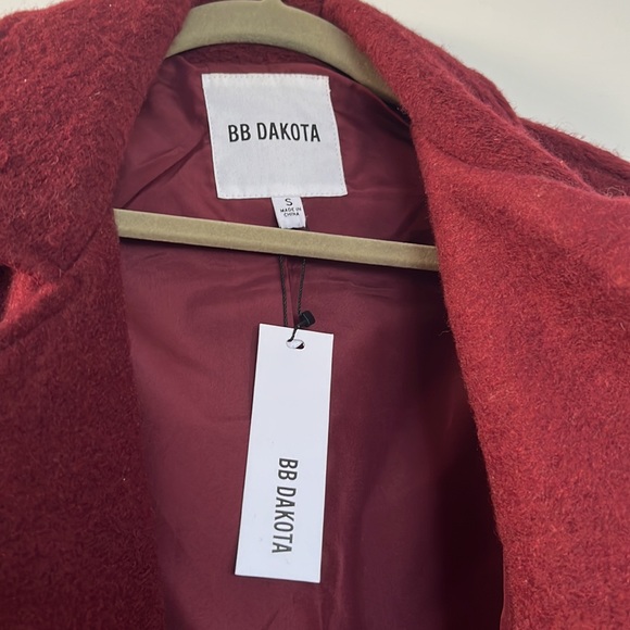 BB Dakota Long Zip Pea Coat - Picture 2 of 8